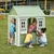 Kinder Home dečija drvena kućica za igru na otvorenom baštenska kućica za decu, zelena i bela, 107×90×144 cm ( C1101 )