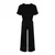 Trendyol Black Cotton Printed T-shirt-Pants Knitted Pajamas Set