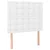 Vidaxl Box spring postelja z vzmetnico bela 90x200 cm umetno usnje