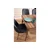 HANAH HOME Set Trpezarijski sto i 4 stolice Lidyana Anthracite