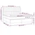 Vidaxl Box spring postelja z vzmetnico temno siva 160x200 cm žamet