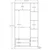 HANAH HOME Ormar bela boja Rb 105