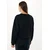 Mexx Ženski duks MF007501853W, Okrugli izrez, Crni