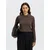 SELECTED Pulover SLFTHEA temno rjava