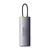 BASEUS Vozlišče 9w1 Metal Gleam Series, USB-C do 2x USB 3.0 + 2x HDMI + USB 2.0 + USB-C PD + Ethernet RJ45 + microSD/SD