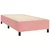 Vidaxl Box spring postelja z vzmetnico roza 90x200 cm žamet