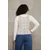 Trendyol Curve Ženska bluza Tbbss26Af00026, Krem