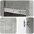 Kreveta Betonska siva 66 x 34,5 x 91,5 cm Konstruirano drvo
