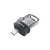 SANDISK USB flash memorija 256 GB MicroUSB Dual Drive - 67087,  USB 3.0 / microUSB, 256GB, do 150 MB/s, Transparentna/Srebrna