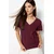 Trendyol Milla Ženska majica TWOSS23TS00001, Bordo