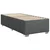 Vidaxl Box spring postelja z vzmetnico temno siva 90x200 cm blago