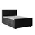 Livetastic BOXSPRING POSTELJA 140 cm  x 200 cm , les, kovina, umetna masa, tekstil črna