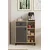 Hanah Home višenamenski ormarić Pidas, 80 cm, hrast Sonoma / antracit