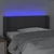 LED uzglavlje tamnosivo 103x16x78/88 cm od tkanine