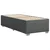 vidaXL Box spring postelja z vzmetnico temno siva 100x200 cm blago