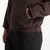 Sweatshirt Dime Grid Zip Hoodie Dark Brown S