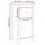 Vidaxl Komoda 2 kosa medeno rjava 40x35x80 cm trdna borovina