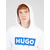 HUGO Majica Nalves, bela