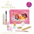 Kozmetična torbica s kozmetiko Princeske Disney Make Up Set Smoby s špiralo rdečilom senčilom s čopičem in pilico