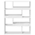 Sobna pregrada bijela 100 x 33 x 125,5 cm konstruirano drvo
