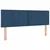 Vidaxl Postelja boxspring z vzmetnico Modra 160 x 200 cm Blago