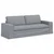 Set sofe 2 pcs Svijetlo siva 222 x 80 x 82 cm tkanina