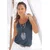 BUFFALO Top, modra