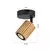 Brilagi - Zidno spot svetlo MODERN WOOD 1xGU10/8W/230V drvo/crna