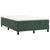 Greatstore Box spring postelja z vzmetnico temno zelen 120x190 cm žamet