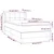 Vidaxl Box spring postelja z vzmetnico temno siva 90x200 cm blago
