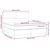 Vidaxl Box spring postelja z vzmetnico LED tem. zelena 180x200cm žamet