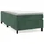 vidaXL Box spring postelja z vzmetnico temno zelena 90x200 cm žamet