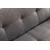 Atelier del Sofa Trosed na razvlačenje Hiko Svetlosivi