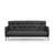 Atelier del Sofa Trosed na razvlačenje Renge 200x92x82cm Tamnosivi