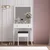 Hanah Home Sto za šminkanje 65x139x35cm Beli