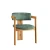 Hanah Home Trpezarijska stolica CO 040, 58x76x49 cm, Zelena