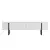 HANAH HOME TV Polica Onera White Black