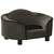 Sofa za pse tamnosiva 67 x 47 x 36 cm plišana
