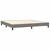 Vidaxl Box spring postelja z vzmetnico temno siva 200x200 cm blago