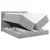 MID.YOU POSTELJA BOXSPRING 180 cm x 200 cm , les, tekstil, leseni material siva