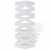 VIDAXL stojalo za dežnike in sprehajalne palice (jeklo), (48.5cm), belo