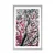Plakat s paspartujem cvetovi breskve - 40x60 black