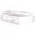 Vidaxl Posteljni okvir brez vzmetnice star les 75x190 cm