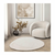 Bela volnena preproga 150x150 cm Olsen – Asiatic Carpets