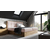 Boxspring postelja Wood 8 - 200x200 cm - hrast lancelot