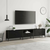 TV ormarić s ladicom crni 200 x 25 x 44 cm konstruirano drvo