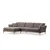 Atelier del Sofa Ugaona garnitura Costor 180x96x290cm Siva