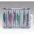 PLASTIC BOX REVERSIBLE D-86 Black