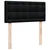 VIDAXL Box spring postelja z vzmetnico črn 90x190 cm blago