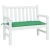 Vidaxl Blazina za vrtno klop zelena 100x50x7 cm oxford tkanina